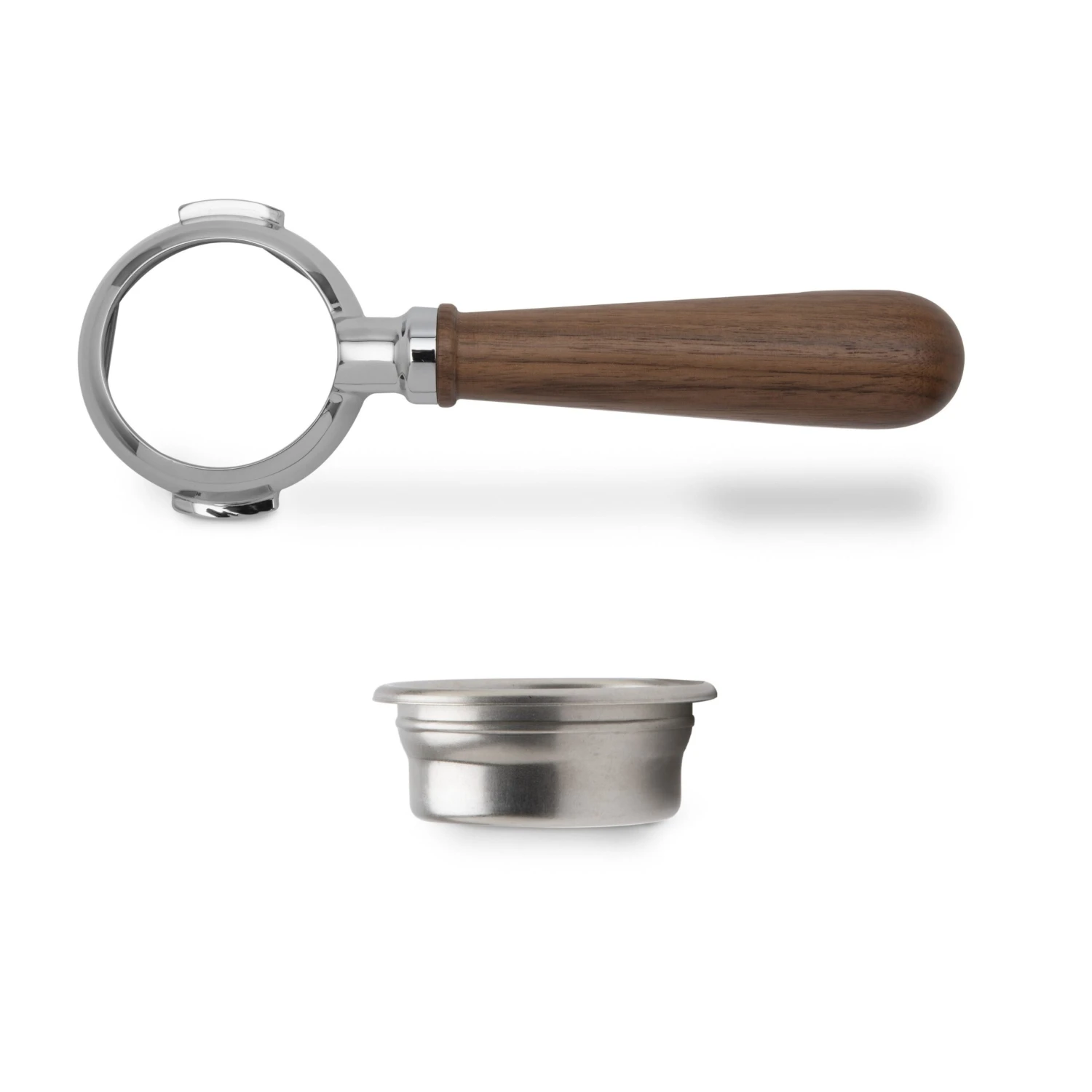 Lelit 58mm Bottomless Portafilter - Walnut 6 Lelit 58mm Bottomless Portafilter - Walnut - Image 4