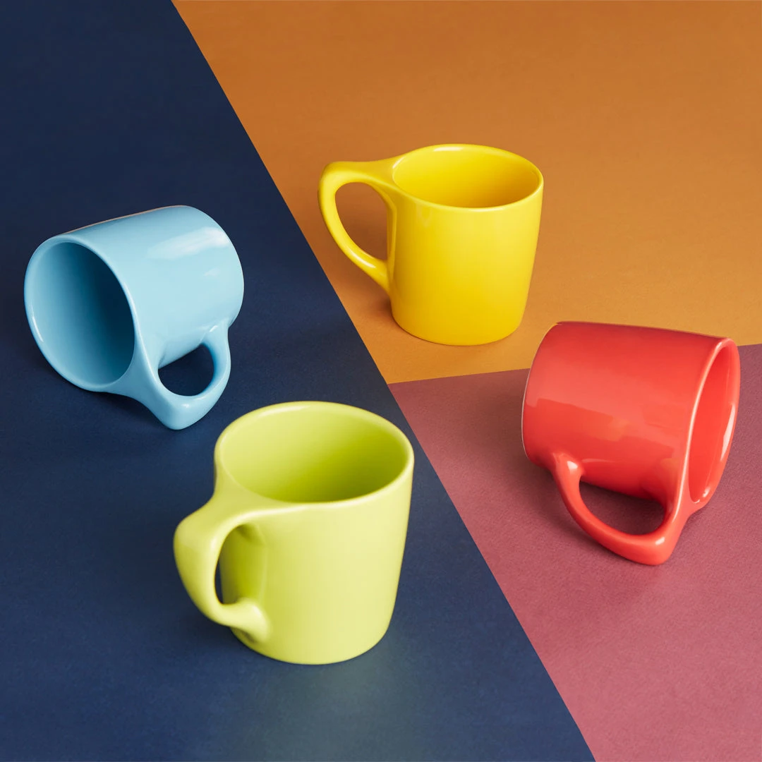 NotNeutral LINO 10oz Mug - Rhubarb Red 5 NotNeutral LINO 10oz Mug - Rhubarb Red - Image 3