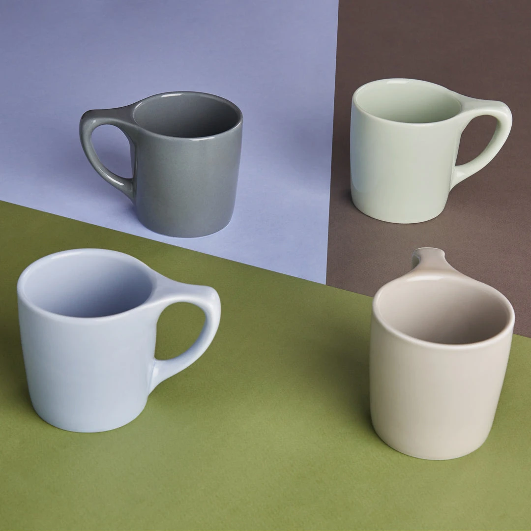 NotNeutral LINO 10oz Mug - Light Gray 4 NotNeutral LINO 10oz Mug - Light Gray - Image 2