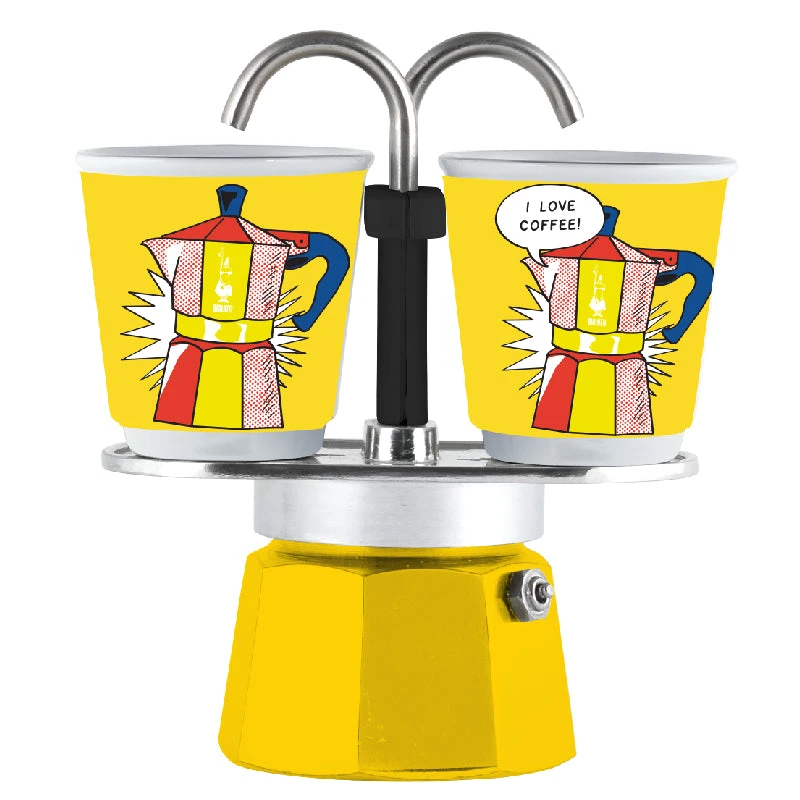 Bialetti Mini Express Arte Collection - Lichtenstein 3 Bialetti Mini Express Arte Collection - Lichtenstein