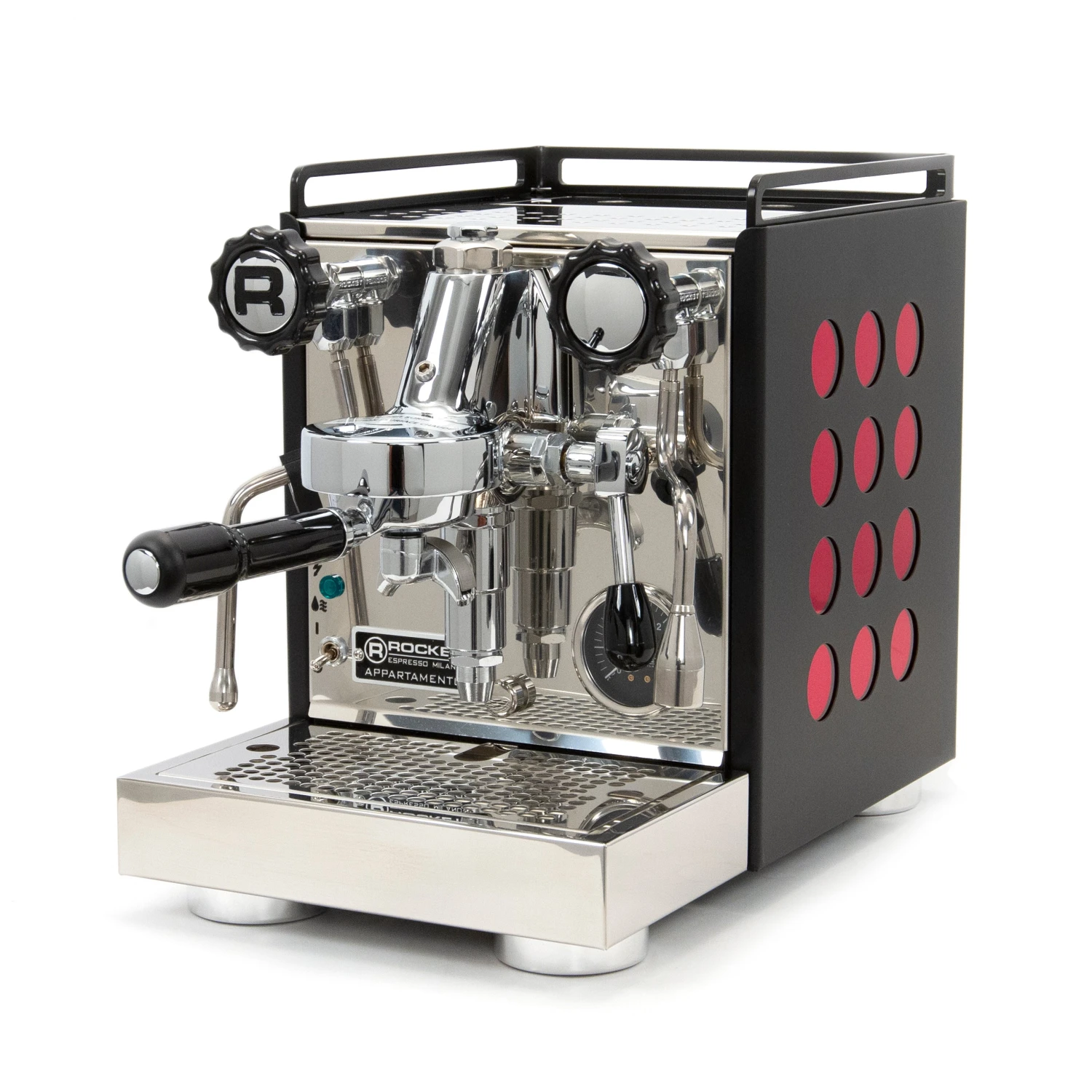 Rocket Espresso Appartamento Serie Nera Espresso Machine - Ruby 3 Rocket Espresso Appartamento Serie Nera Espresso Machine - Ruby