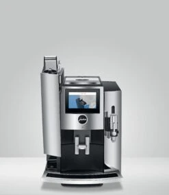 JURA S8 Chrome Espresso Machine 33 JURA S8 Chrome Espresso Machine -Coffee Supplies Store S8 2019 det Pl frontal use en Print eng 20119