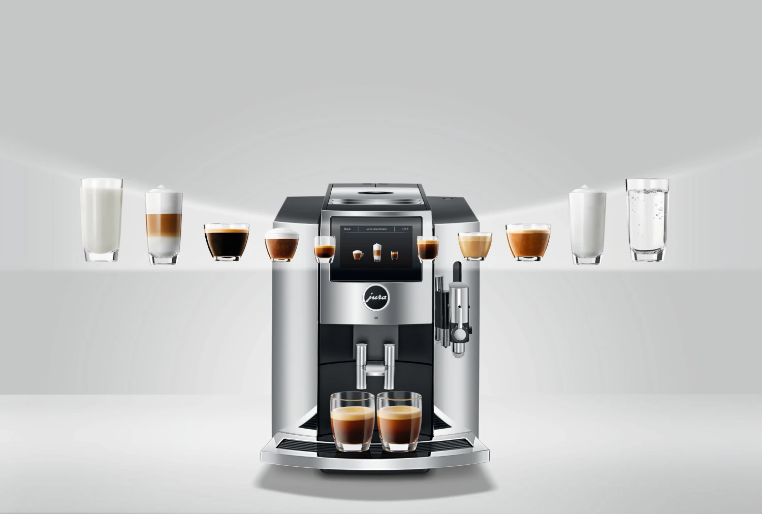 JURA S8 Chrome Espresso Machine 18 JURA S8 Chrome Espresso Machine - Image 16
