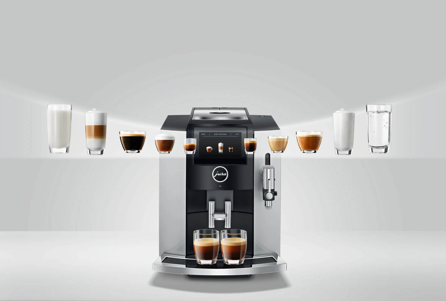 JURA S8 Espresso Machine - Moonlight Silver 16 JURA S8 Espresso Machine - Moonlight Silver - Image 14