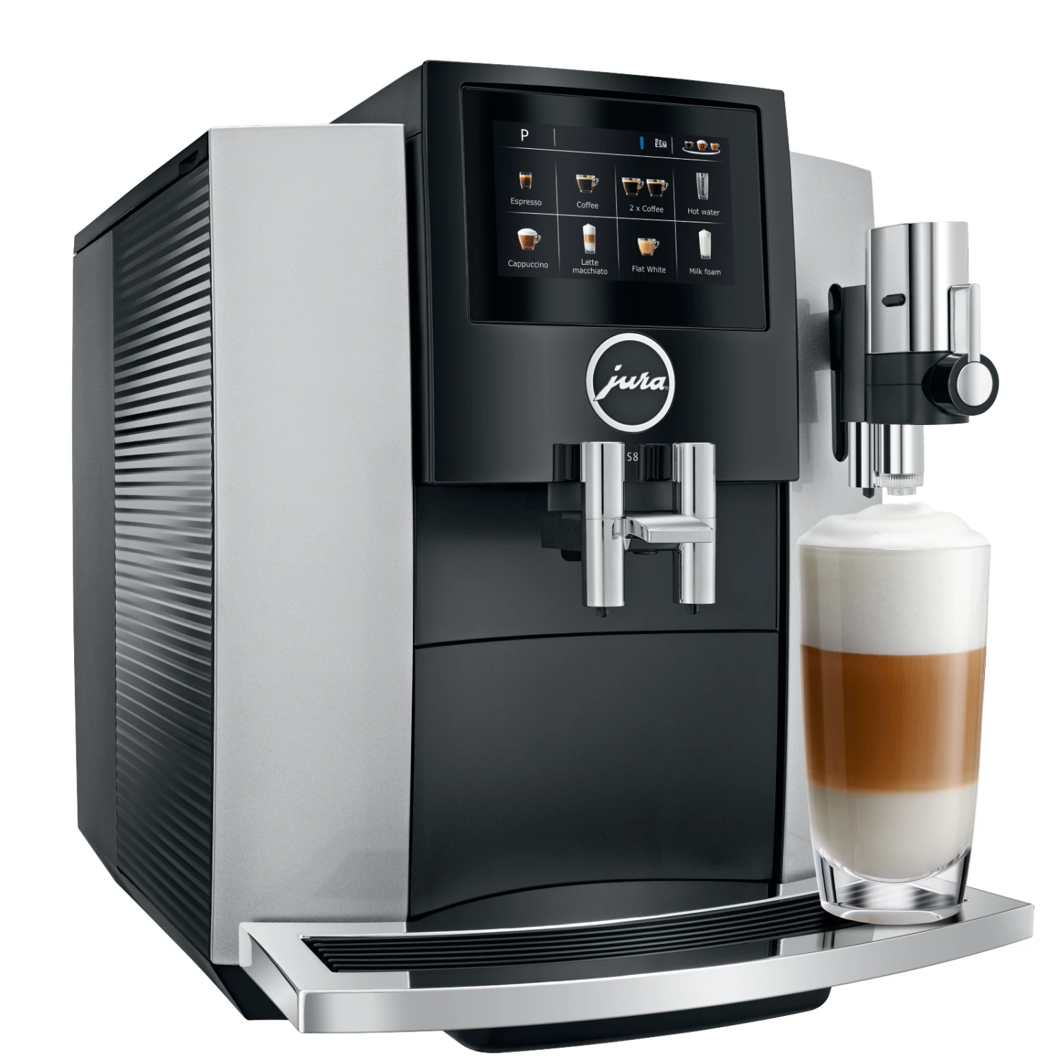 JURA S8 Espresso Machine - Moonlight Silver 5 JURA S8 Espresso Machine - Moonlight Silver - Image 3