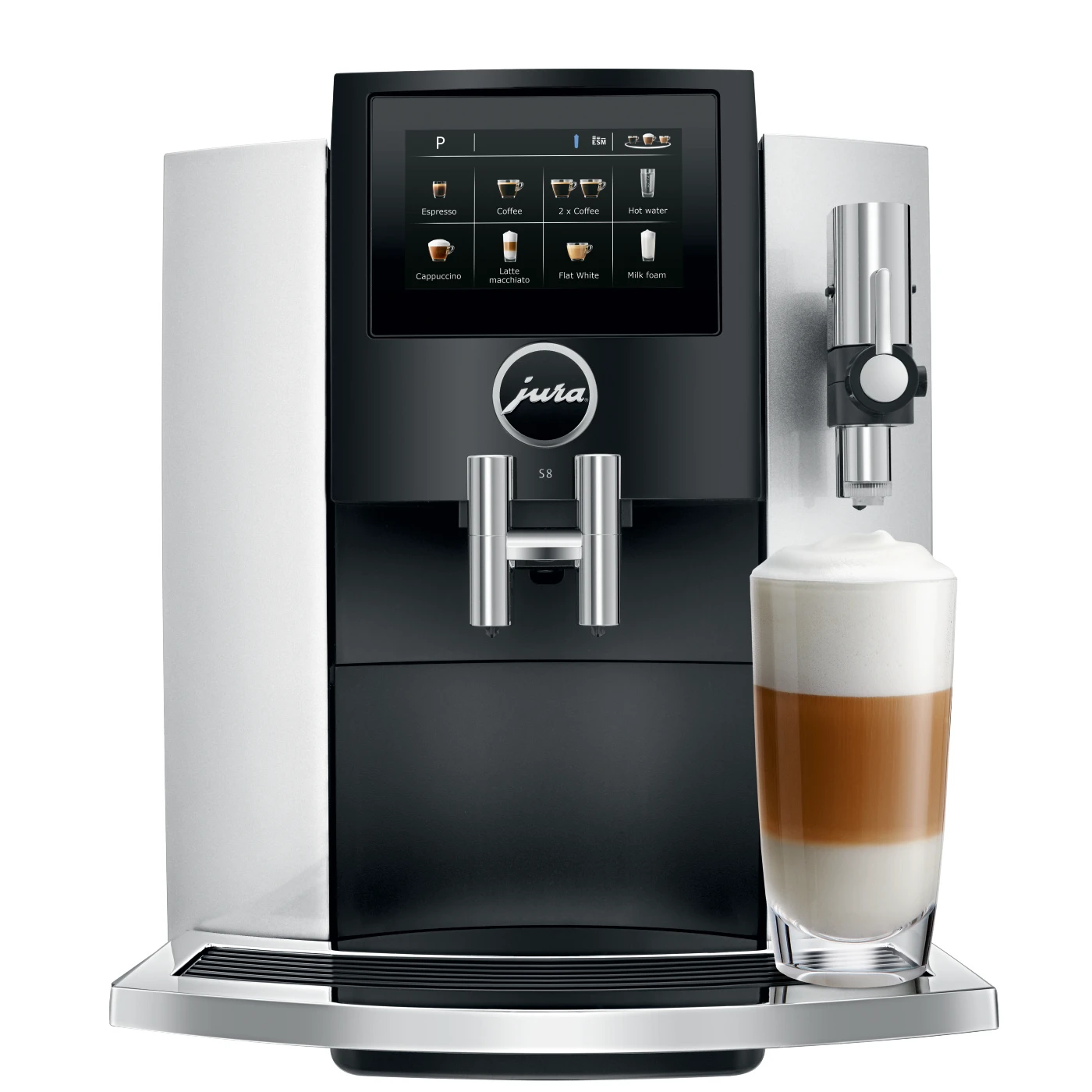 JURA S8 Espresso Machine - Moonlight Silver 4 JURA S8 Espresso Machine - Moonlight Silver - Image 2