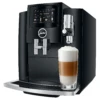 JURA S8 Black Espresso Machine 1 JURA S8 Black Espresso Machine -Coffee Supplies Store S8 Piano Black right angle latte macchiato