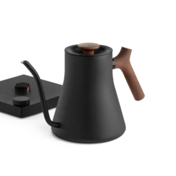Fellow Stagg EKG Pro 0.9L Pour Over Kettle - Matte Black With Walnut Accents 13 Fellow Stagg EKG Pro 0.9L Pour Over Kettle - Matte Black With Walnut Accents -Coffee Supplies Store StaggEKGPro MatteBlackWalnut WithBase 2