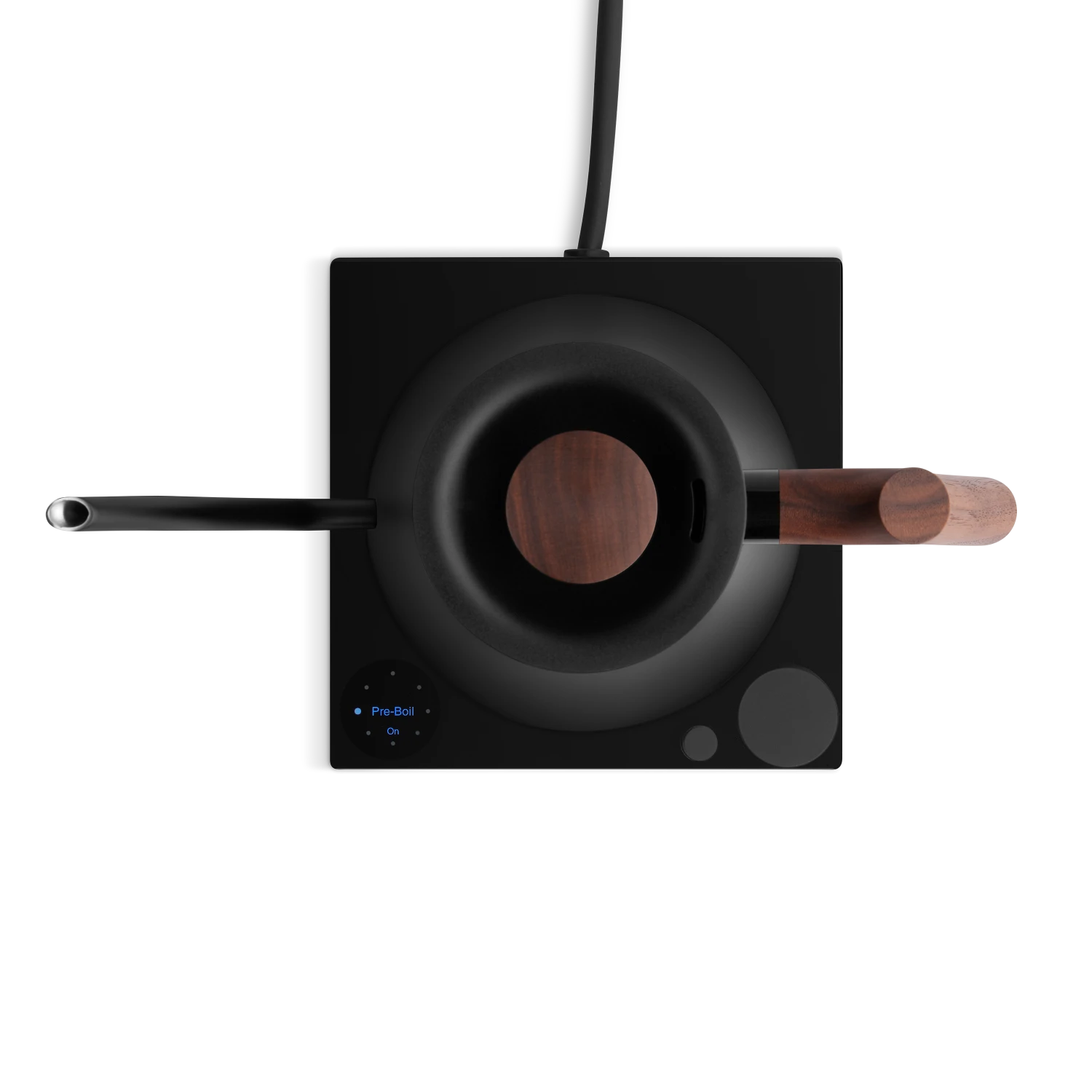 Fellow Stagg EKG Pro Studio Edition 1L Pour Over Kettle - Matte Black With Walnut Accents 7 Fellow Stagg EKG Pro Studio Edition 1L Pour Over Kettle - Matte Black With Walnut Accents - Image 5