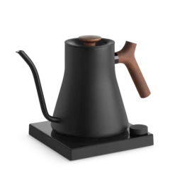 Fellow Stagg EKG Pro Studio Edition 1L Pour Over Kettle - Matte Black With Walnut Accents 14 Fellow Stagg EKG Pro Studio Edition 1L Pour Over Kettle - Matte Black With Walnut Accents -Coffee Supplies Store StaggEKGProStudioEdition MatteBlackWalnut WithBase 2