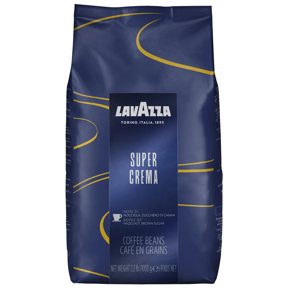 Lavazza Super Crema Whole Bean Espresso Coffee 3 Lavazza Super Crema Whole Bean Espresso Coffee