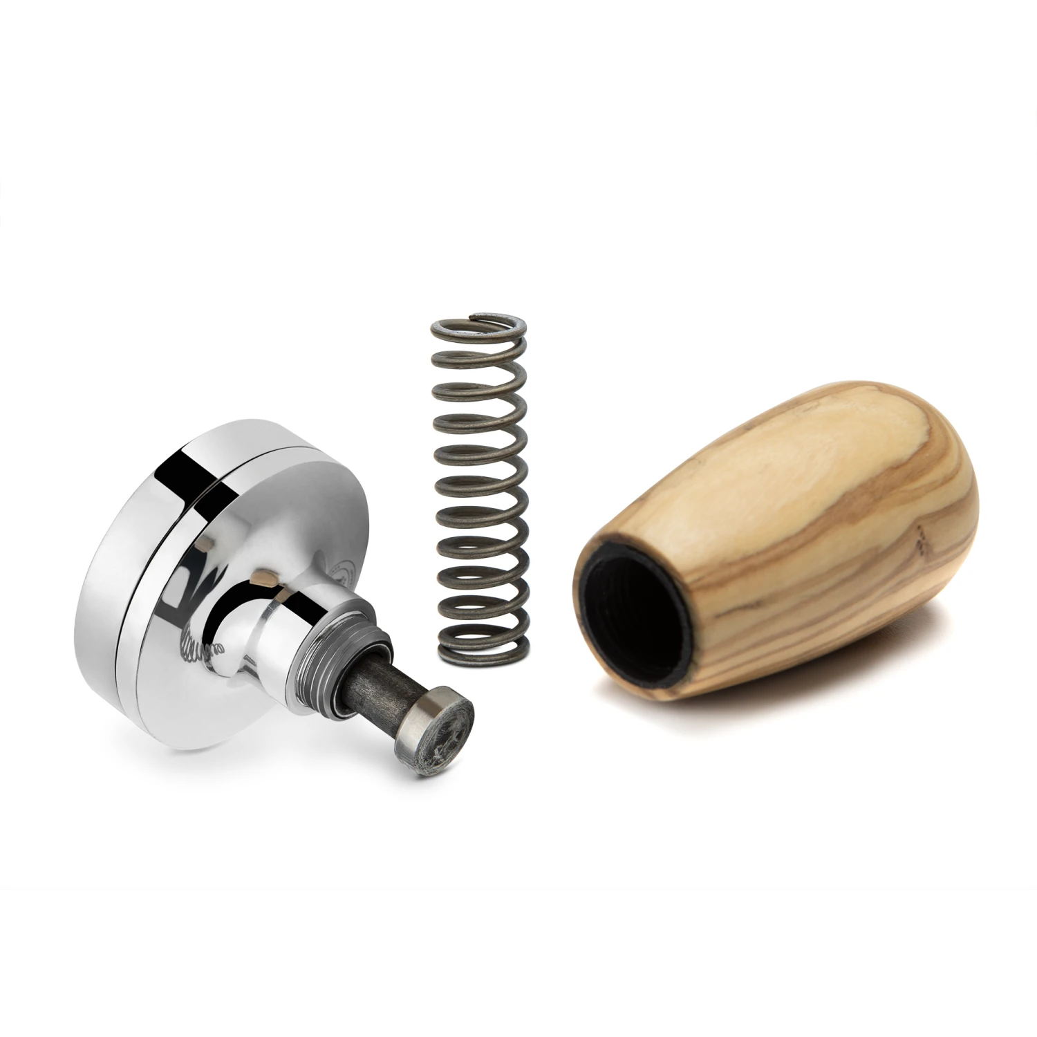 Wiedemann Olive Wood Handle For ECM Pressure Regulating Tamper 3 Wiedemann Olive Wood Handle For ECM Pressure Regulating Tamper
