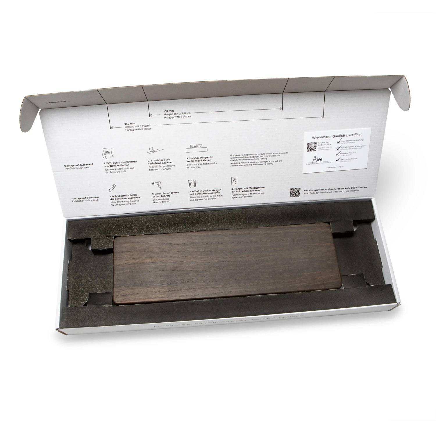 Wiedemann Hangup 3pc Equipment Rack - Blackened Oak 8 Wiedemann Hangup 3pc Equipment Rack - Blackened Oak - Image 6