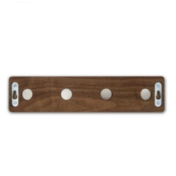 Wiedemann Hangup 4pc Equipment Rack - Walnut 10 Wiedemann Hangup 4pc Equipment Rack - Walnut -Coffee Supplies Store WMHANGUP4WL 03