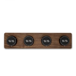 Wiedemann Hangup 4pc Equipment Rack - Walnut 12 Wiedemann Hangup 4pc Equipment Rack - Walnut -Coffee Supplies Store WMHANGUP4WL 04