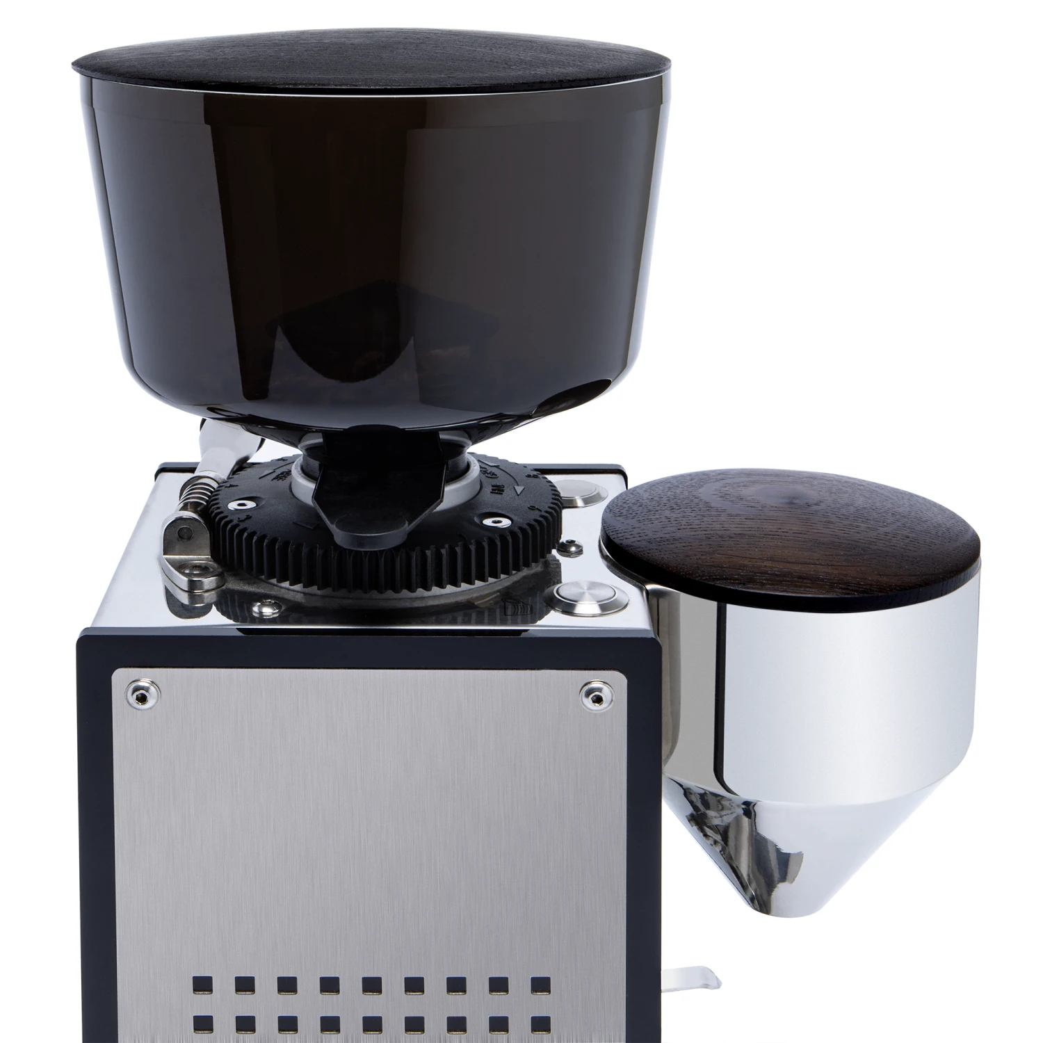 ECM And Profitec 500g Hopper Lid And Funnel Lid - Blackened Oak 4 ECM And Profitec 500g Hopper Lid And Funnel Lid - Blackened Oak - Image 2