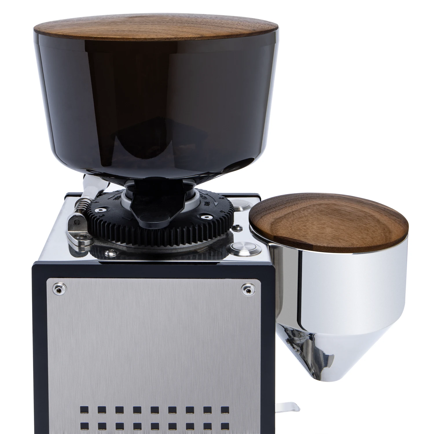 ECM And Profitec 500g Hopper Lid And Funnel Lid - Walnut 4 ECM And Profitec 500g Hopper Lid And Funnel Lid - Walnut - Image 2