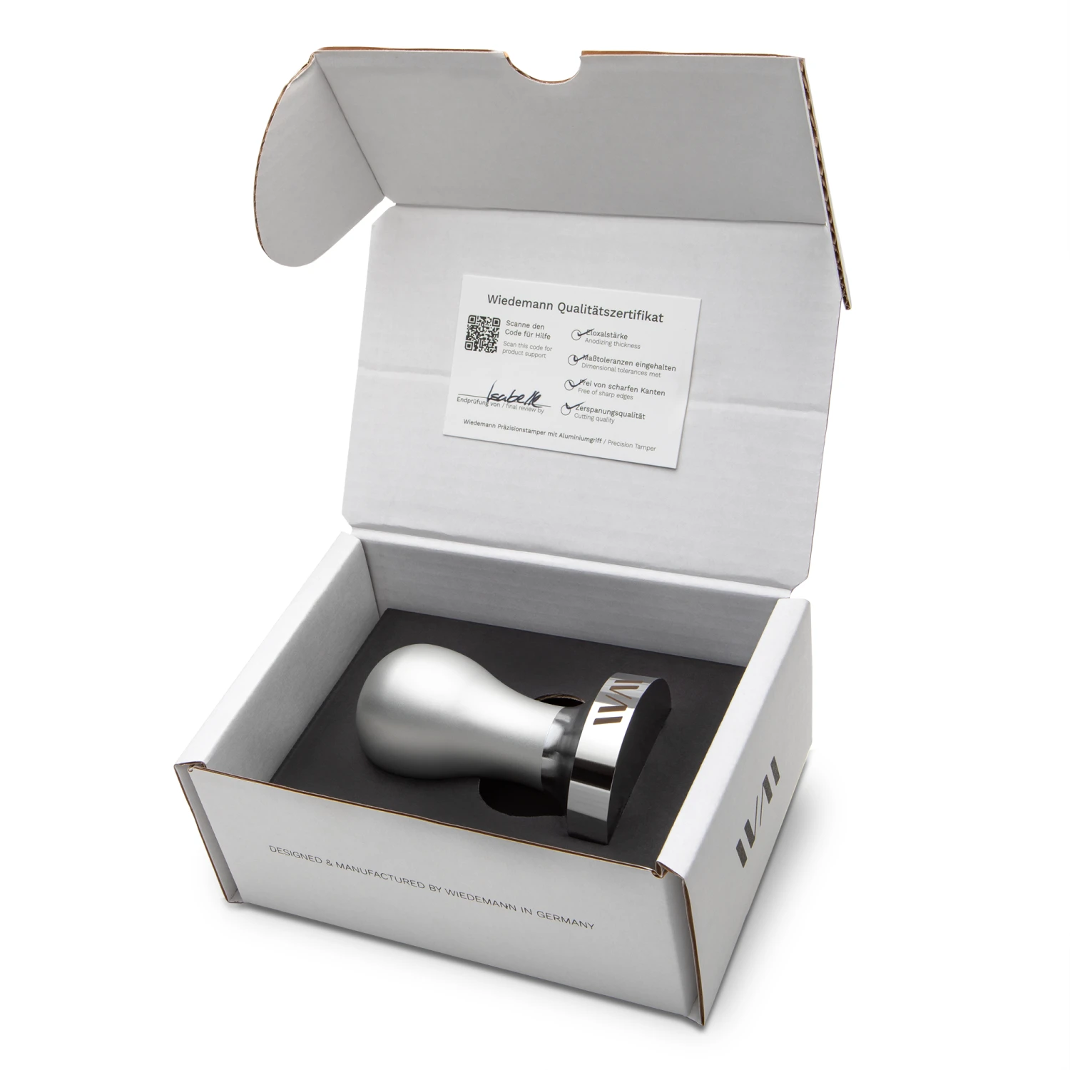 Wiedemann Precision 58.5mm Tamper - Silver 6 Wiedemann Precision 58.5mm Tamper - Silver - Image 4