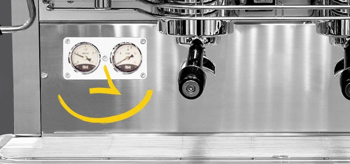 Dalla Corte XT Classic Espresso Machine - 2 Group Dark Walnut 7 Dalla Corte XT Classic Espresso Machine - 2 Group Dark Walnut - Image 5