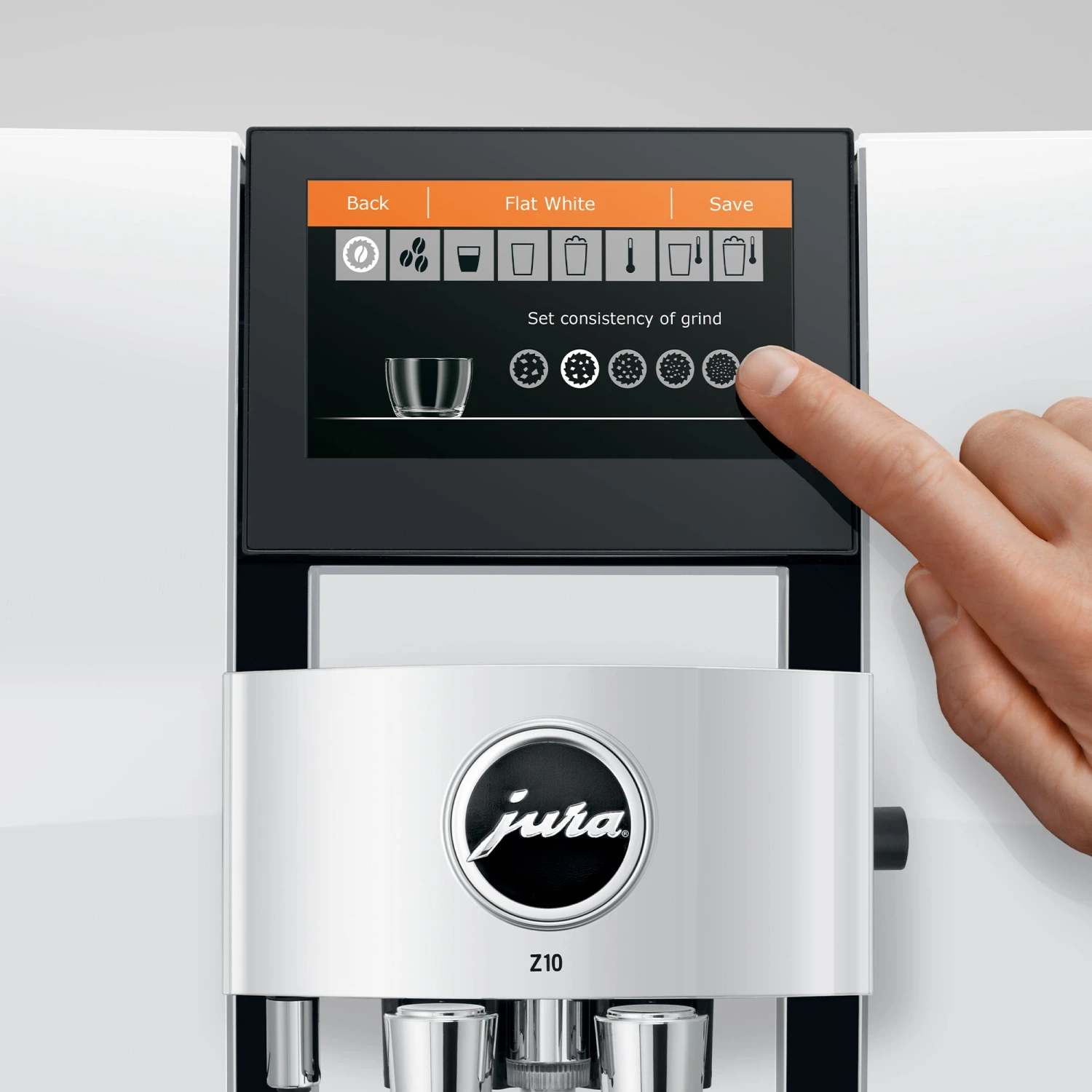 JURA Z10 Super-Automatic Espresso Machine In Diamond White 11 JURA Z10 Super-Automatic Espresso Machine In Diamond White - Image 9