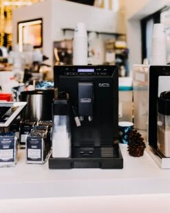 Refurbished DeLonghi Eletta Cappuccino In Black ECAM44660B 9 Refurbished DeLonghi Eletta Cappuccino In Black ECAM44660B -Coffee Supplies Store delonghi social lifestyle eletta black coffee n clothes event all rights jan 2099
