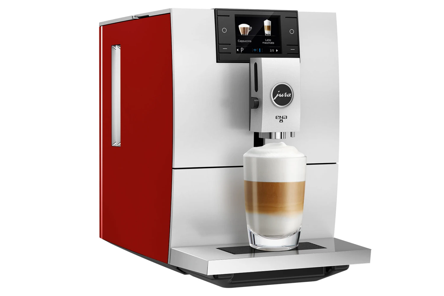 JURA ENA 8 Espresso Machine - Red 6 JURA ENA 8 Espresso Machine - Red - Image 4