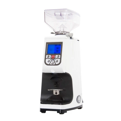 Eureka Atom Espresso Grinder In White 2 Eureka Atom Espresso Grinder In White -Coffee Supplies Store eureka atom white left