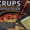 Krups Gold Tone Filter 049 1 Krups Gold Tone Filter 049 -Coffee Supplies Store gold tone filter 1