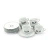 Set Of 6 ECM Espresso Cups And Saucers 2 Set Of 6 ECM Espresso Cups And Saucers -Coffee Supplies Store img 4480