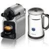 Nespresso Inissia D40 In Silver And Aeroccino Plus 1 Nespresso Inissia D40 In Silver And Aeroccino Plus -Coffee Supplies Store inissia silver bundle web