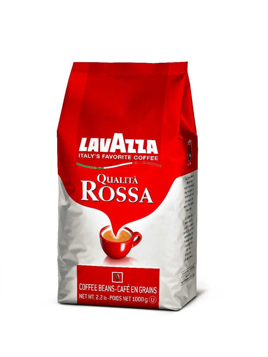 Lavazza Qualita Rossa Whole Bean Medium Roast Espresso Coffee 4 Lavazza Qualita Rossa Whole Bean Medium Roast Espresso Coffee - Image 2
