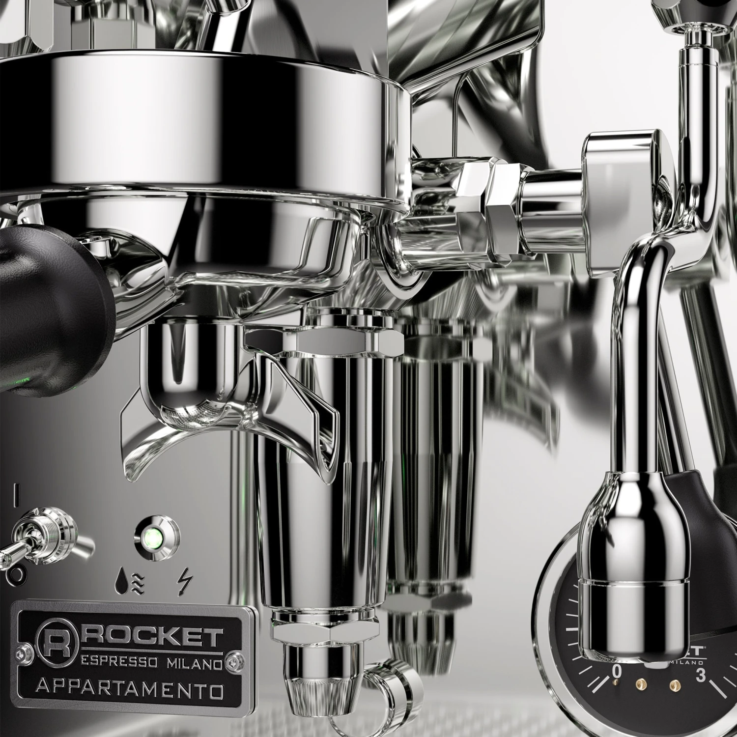 Rocket Espresso Appartamento TCA Espresso Machine With Flow Control - White 14 Rocket Espresso Appartamento TCA Espresso Machine With Flow Control - White - Image 12
