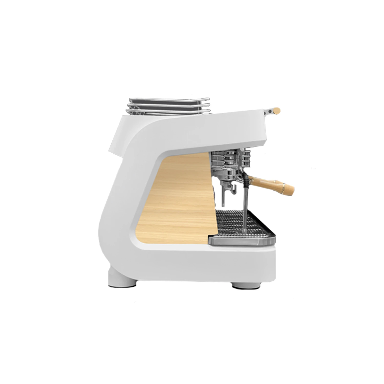 Dalla Corte XT Classic Espresso Machine - 2 Group White Oak 5 Dalla Corte XT Classic Espresso Machine - 2 Group White Oak - Image 3